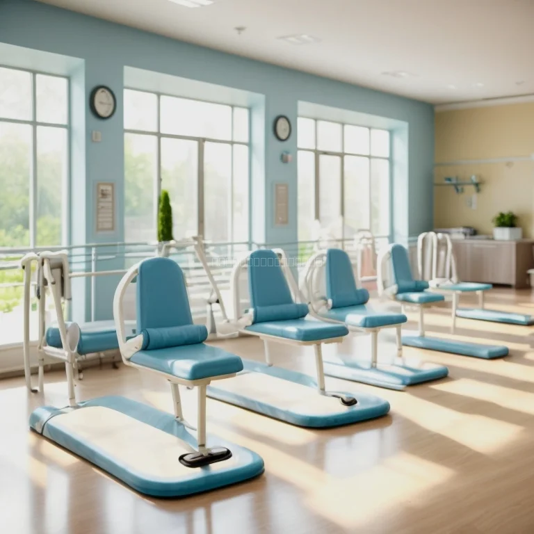 Seniorin in Bewegungstherapie im Sanatorium CareOHub